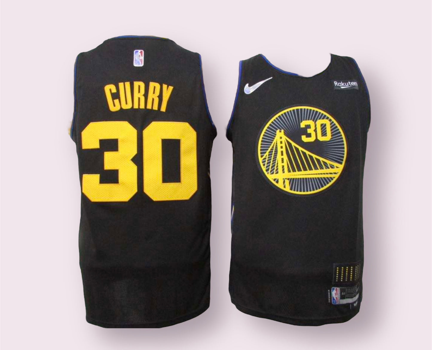 Steph Curry Golden Bridge Warriors Throwback